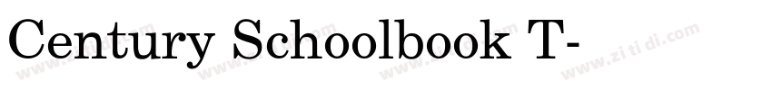 Century Schoolbook T字体转换 Century Schoolbook T字体转换